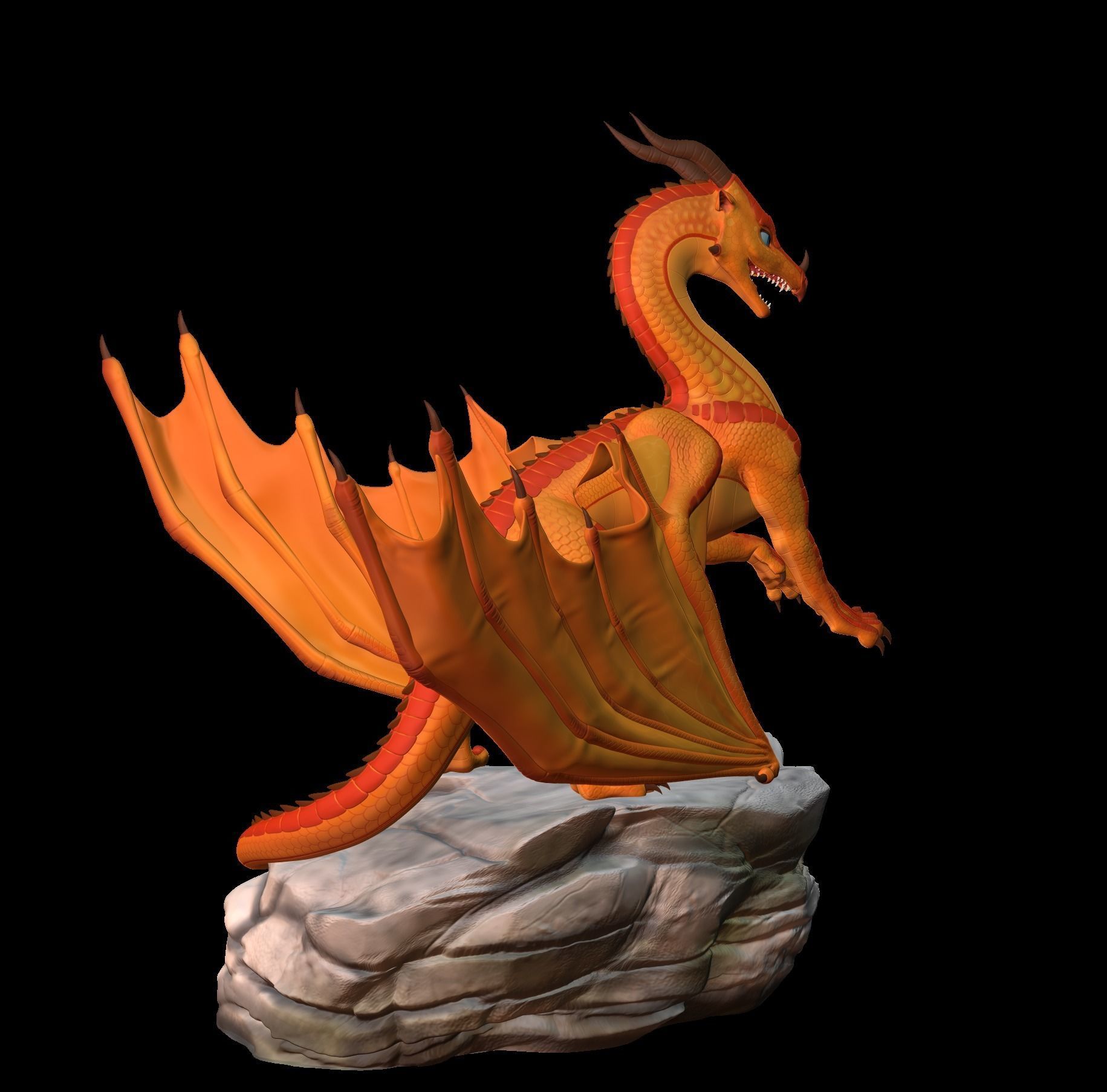Wings of Fire Peril 3D model_2