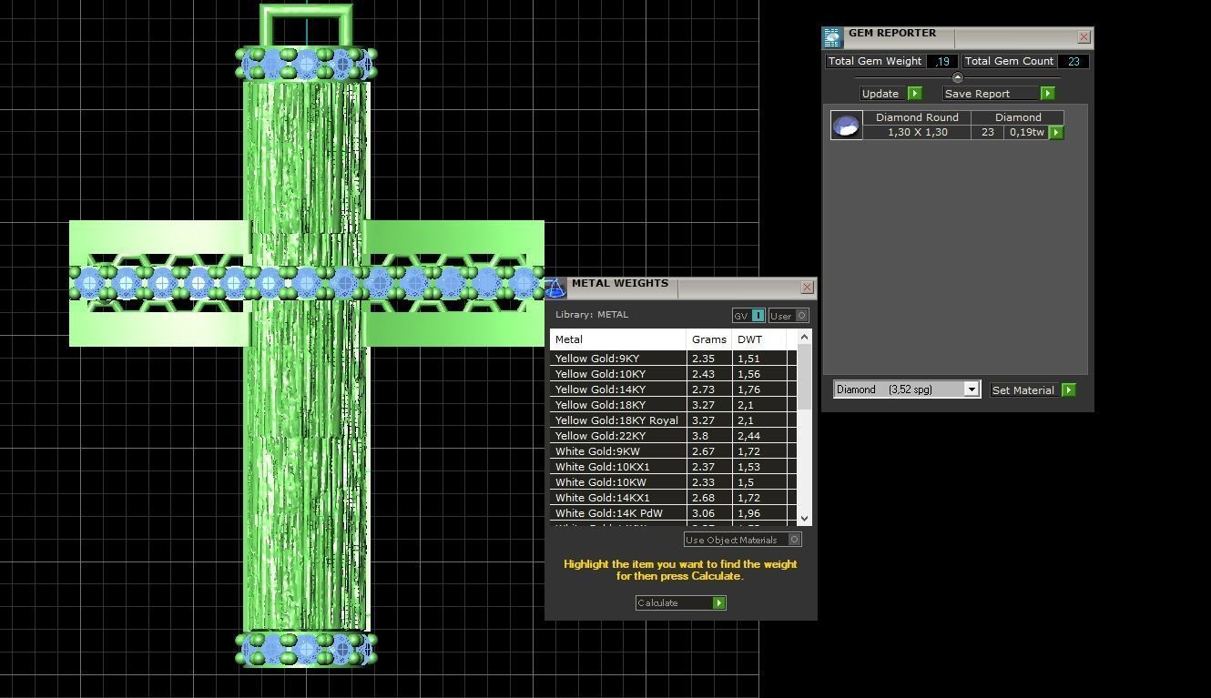 Cross patterned cross with texture saint jesus cristian 7 3D print model_4