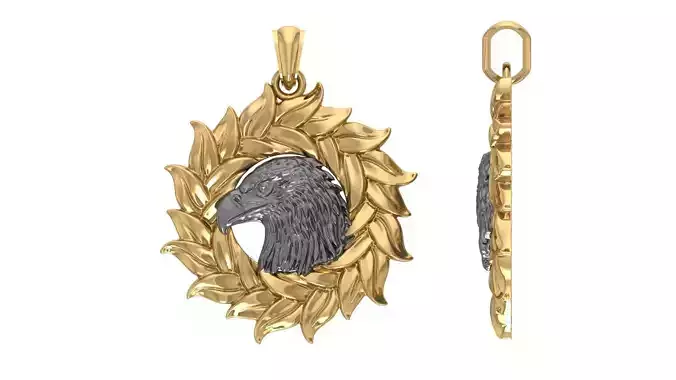 Organic Eagle Pendant
