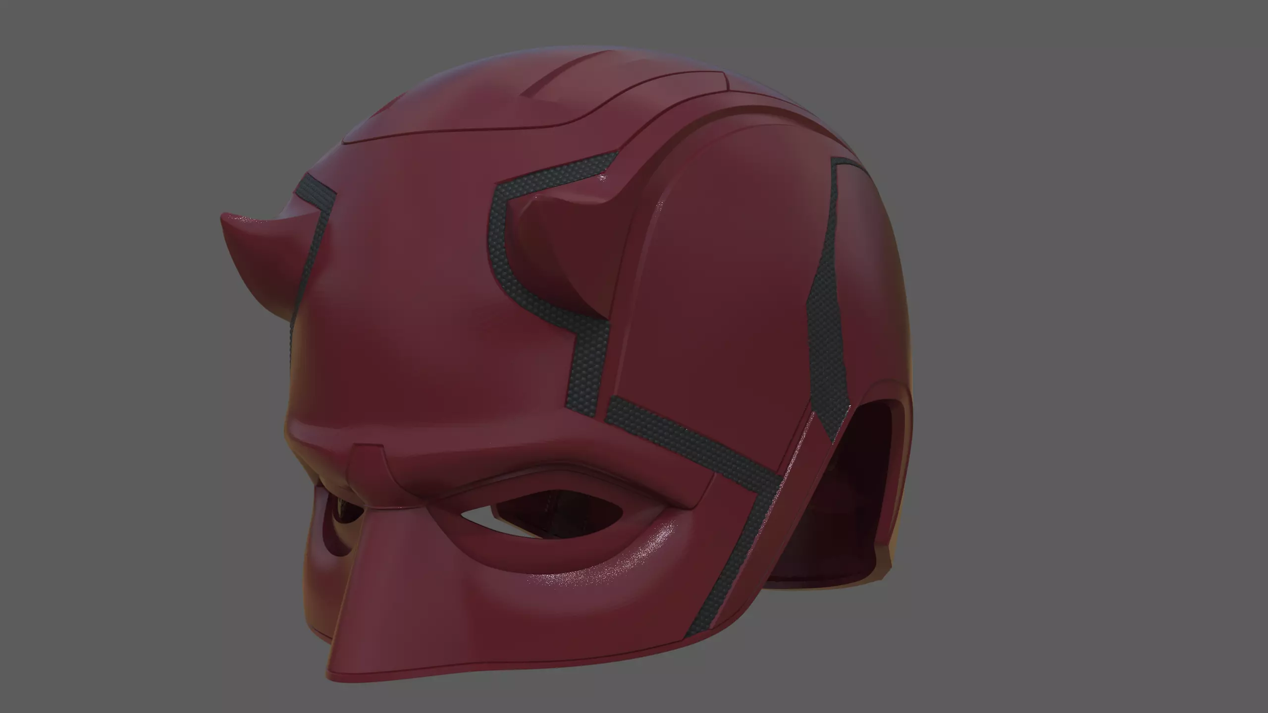 Daredevil Helmet 3D print model_0