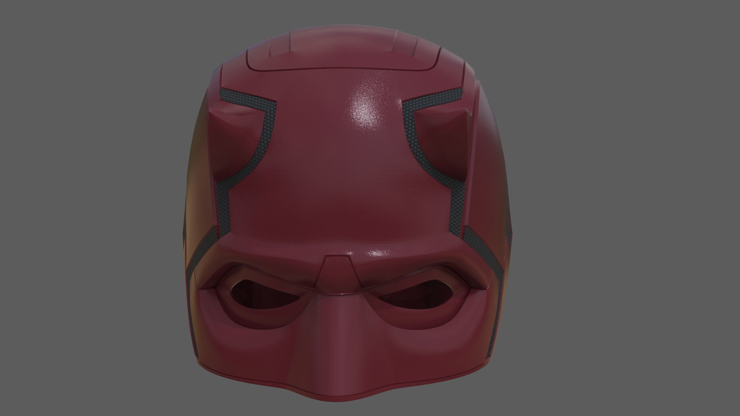 Daredevil Helmet 3D print model_1