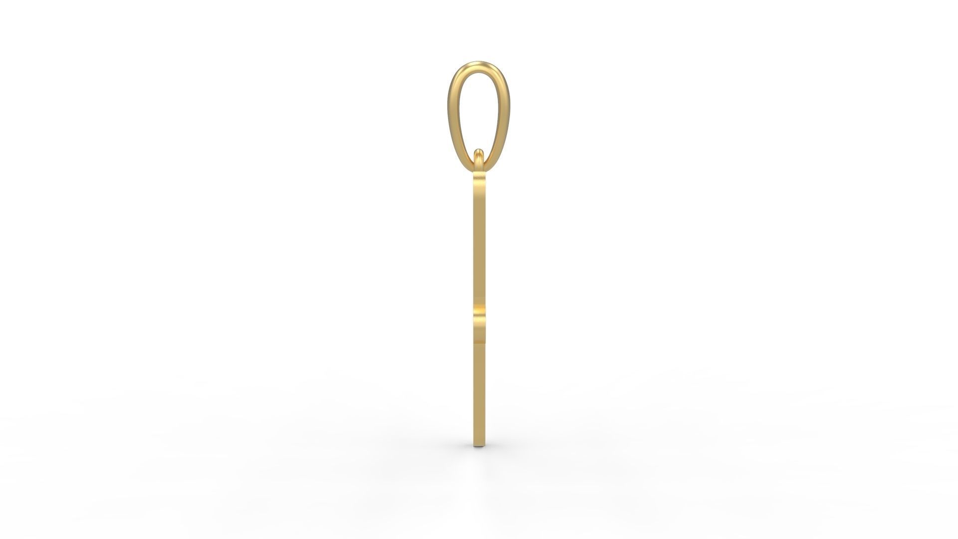 Initial Letters Pendant Hakubo H 3D print model_2