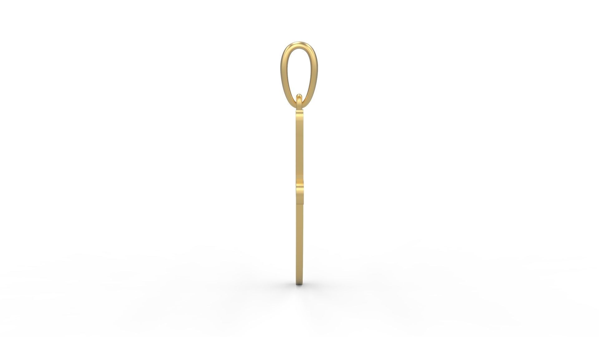 Initial Letters Pendant Hakubo Y 3D print model_2