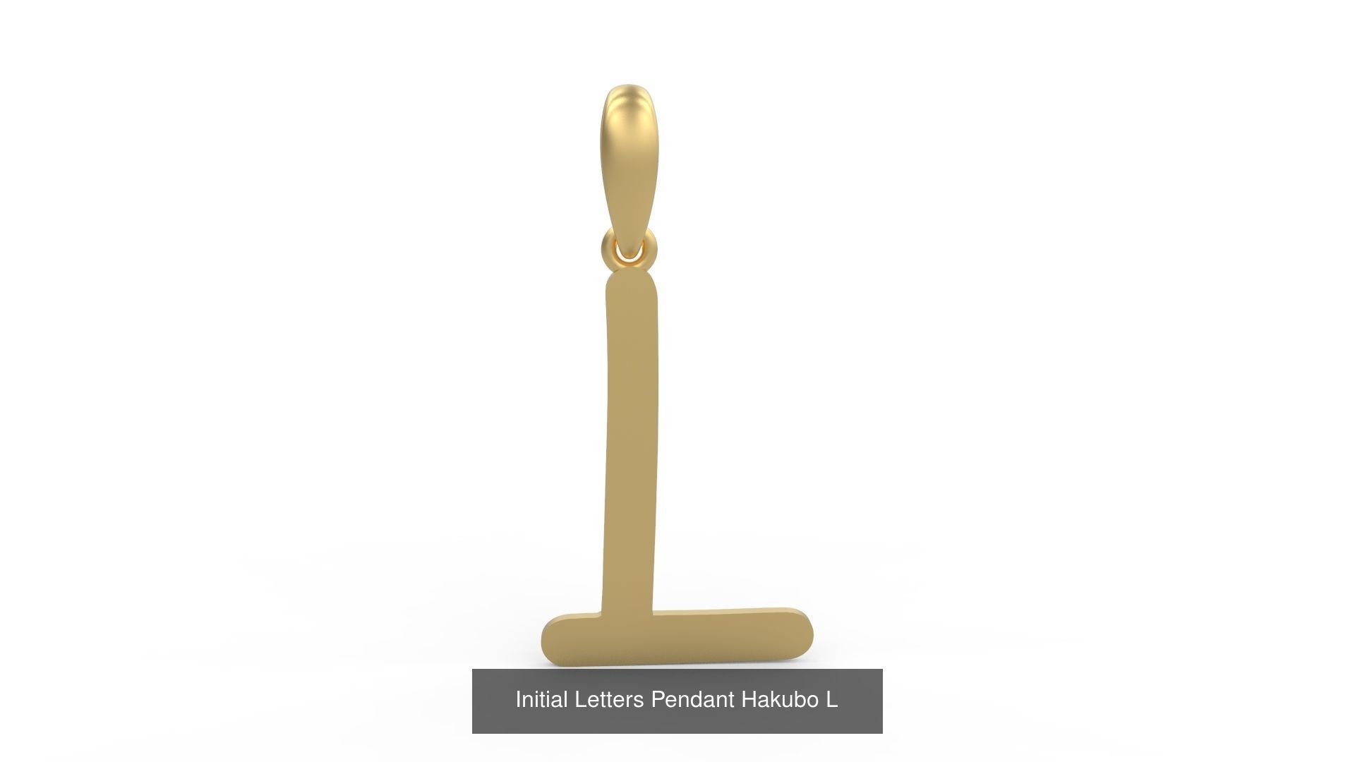 Initial Letters Pendant Alphabets Hakubo 3D Model Collection_14
