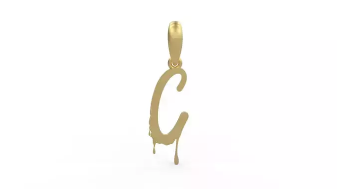 Initial Letters Pendant Halloween Party C