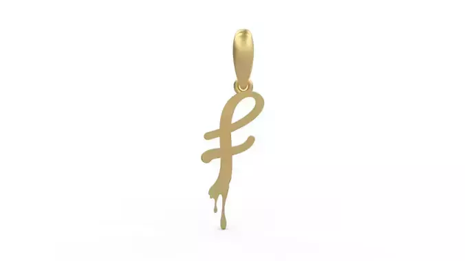 Initial Letters Pendant Halloween Party F