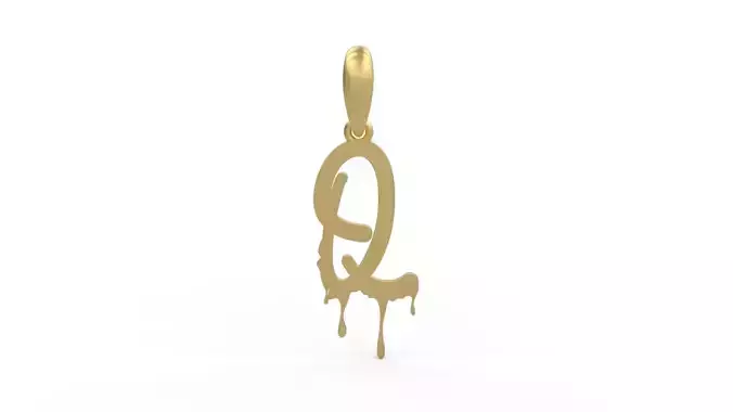 Initial Letters Pendant Halloween Party Q