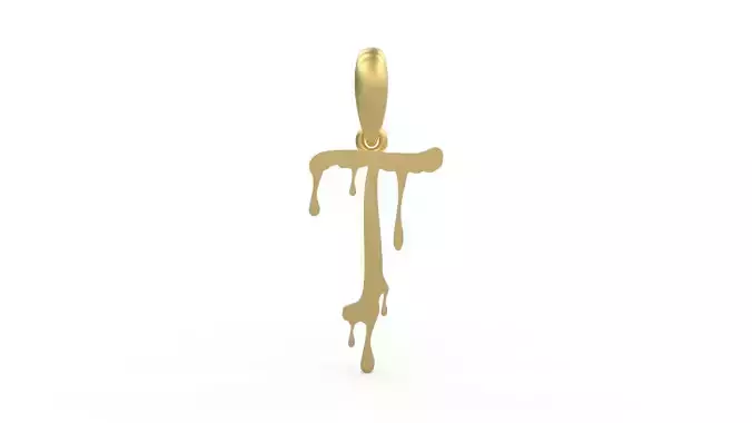 Initial Letters Pendant Halloween Party T