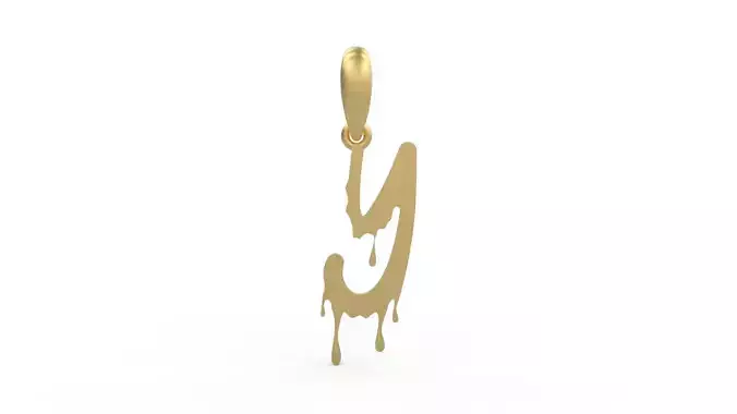 Initial Letters Pendant Halloween Party Y