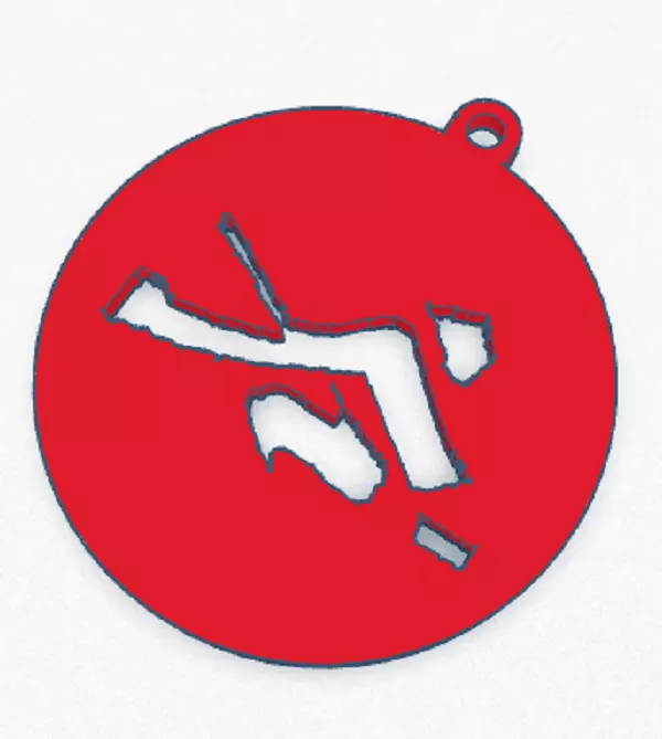 Beijing 2022 Olympic curling pendants 3D print model