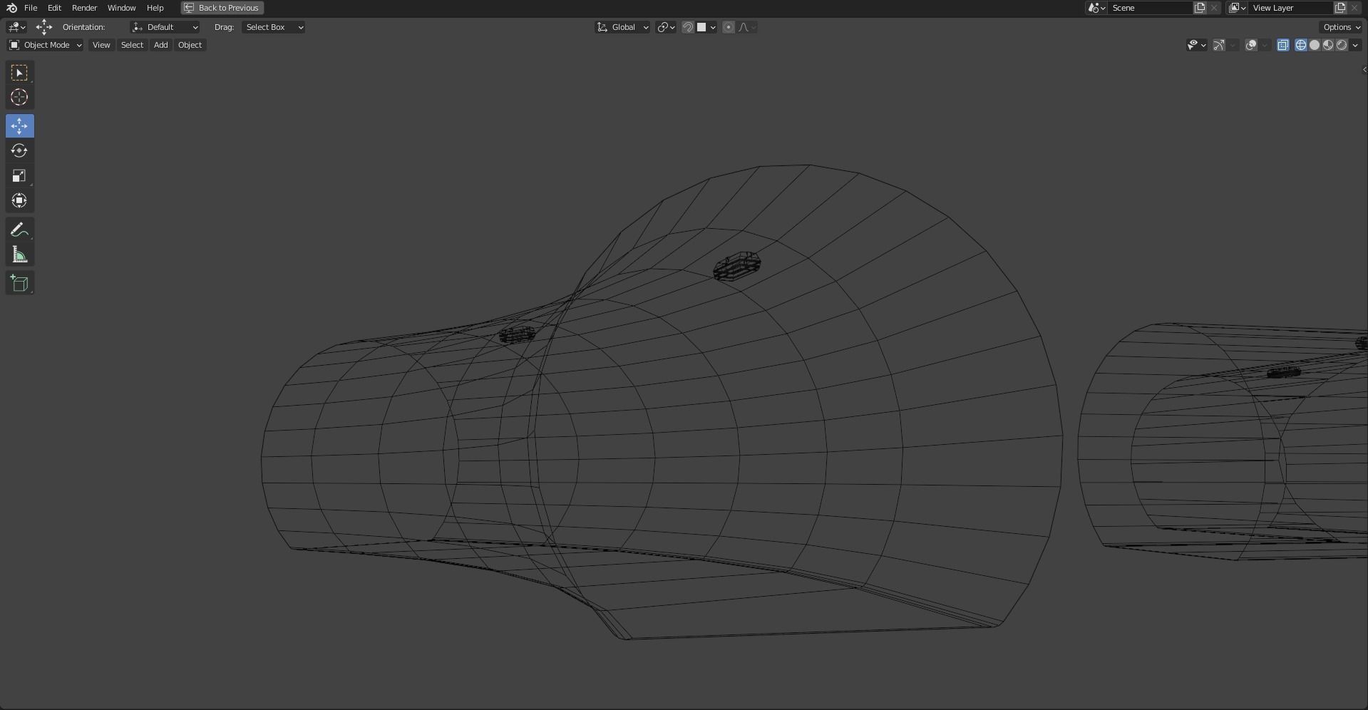 Tunnels - Modular segments Low-poly 3D model_9
