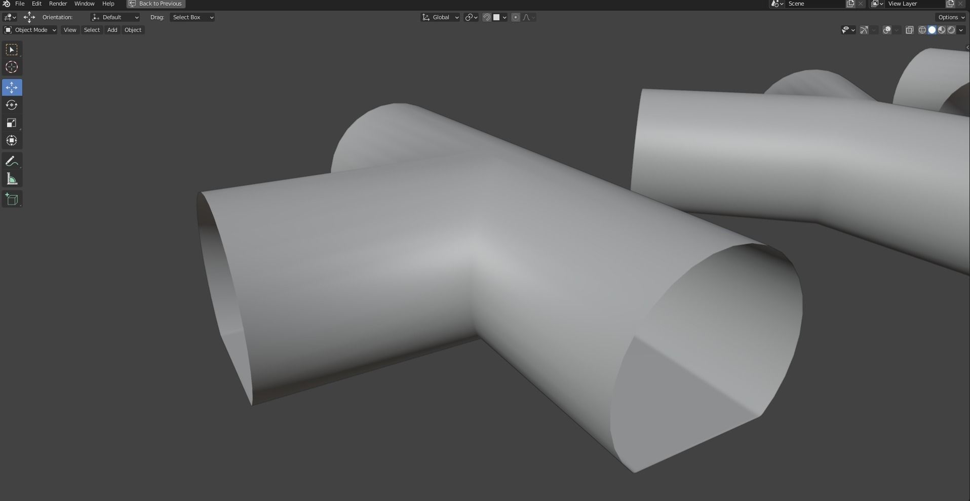 Tunnels - Modular segments Low-poly 3D model_11