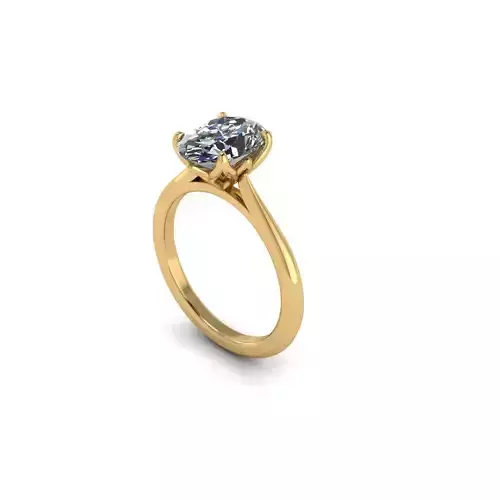 True Love Oval Diamond Ring V2