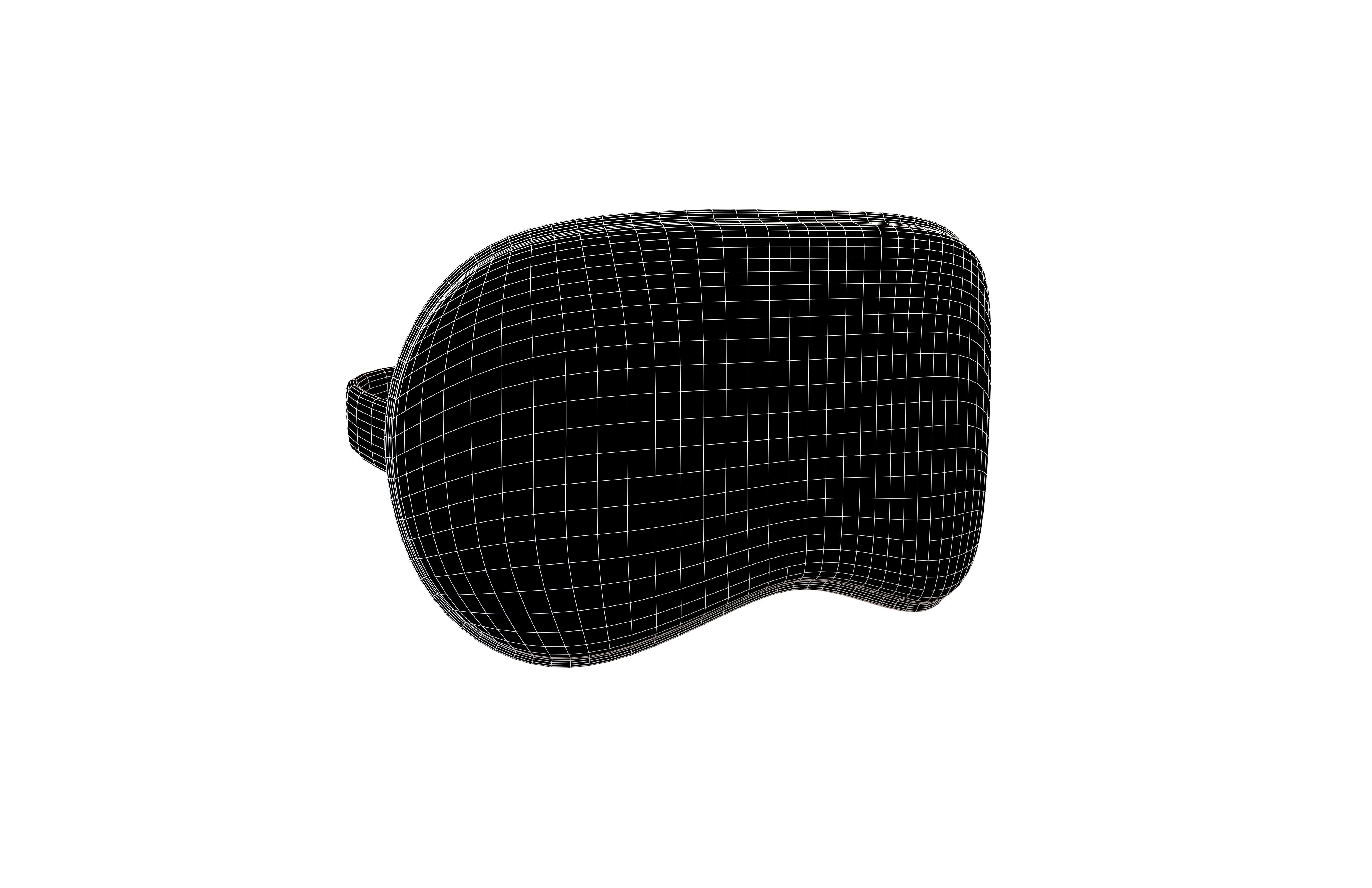 Blindfold v2 002 Low-poly 3D model_4