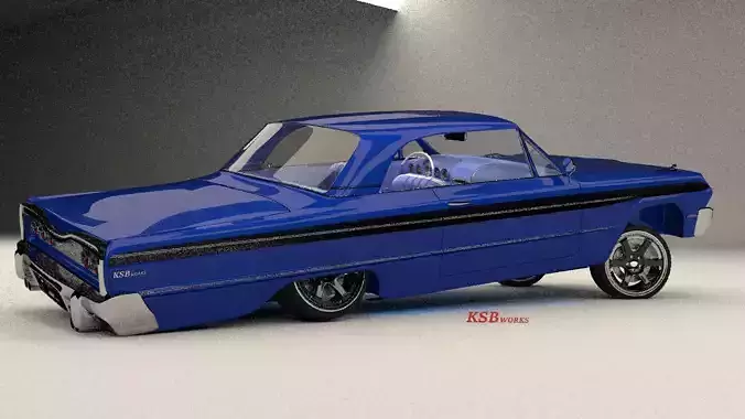 1963-64 chevrolet impala blue