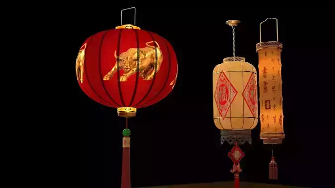 Chinese  red lantern 