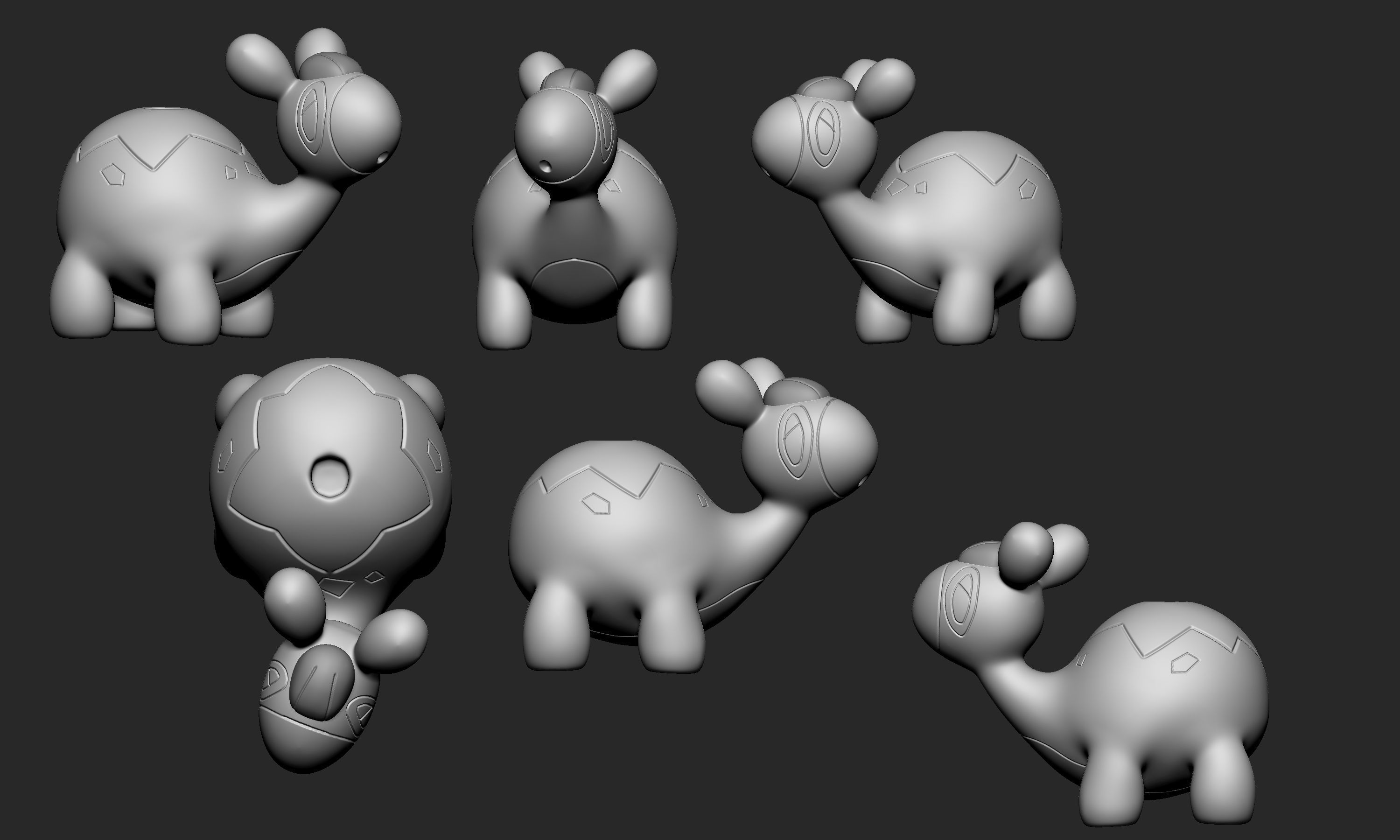 Pokemon - Numel 3D print model_3