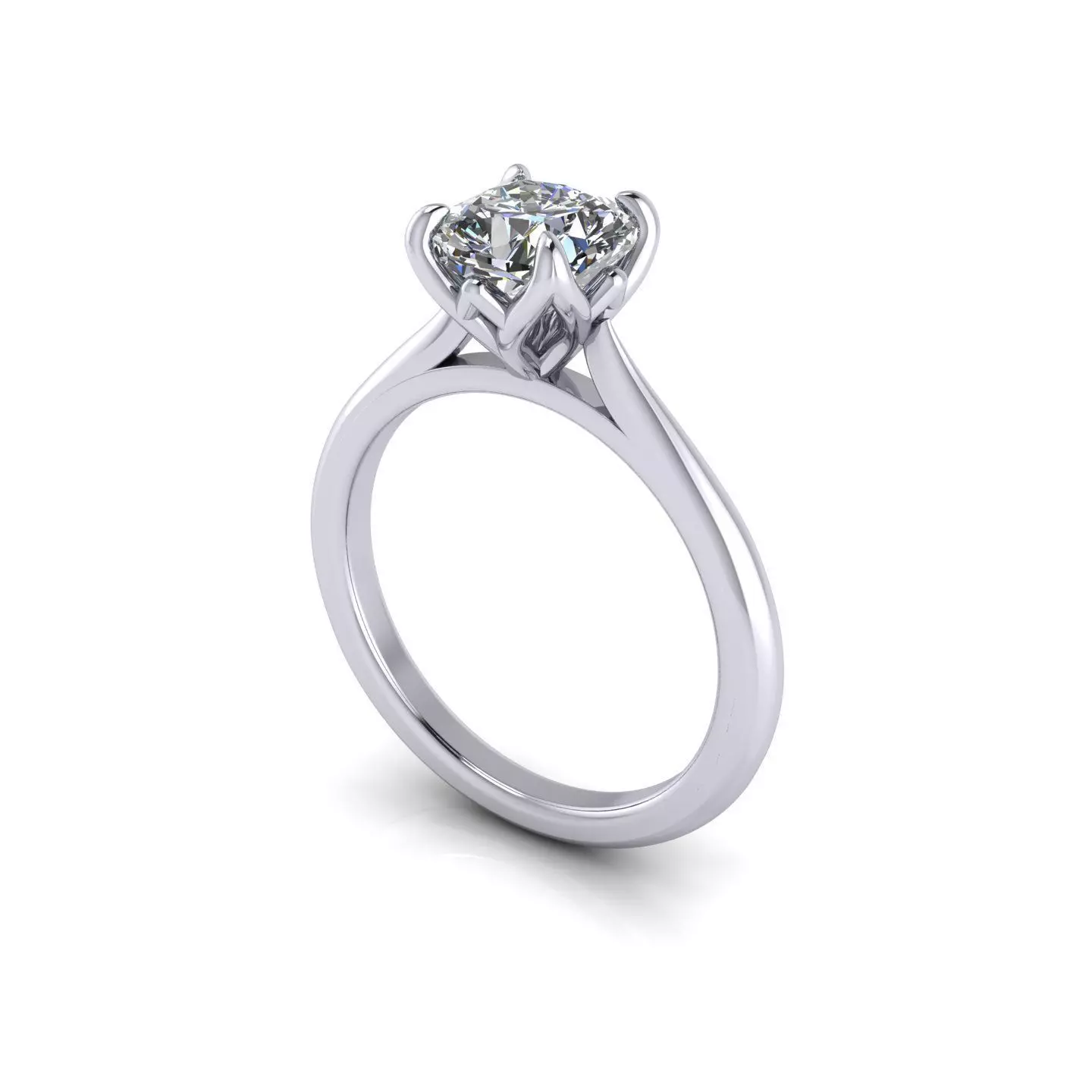 Aaron Rickett Love Solitaire Ring 3D print model
