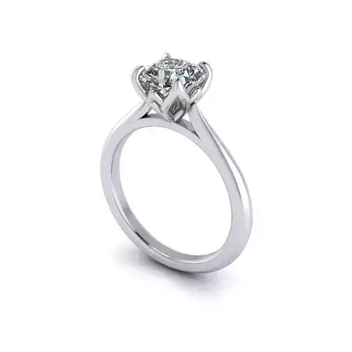 Trust Love Solitaire Diamond Ring
