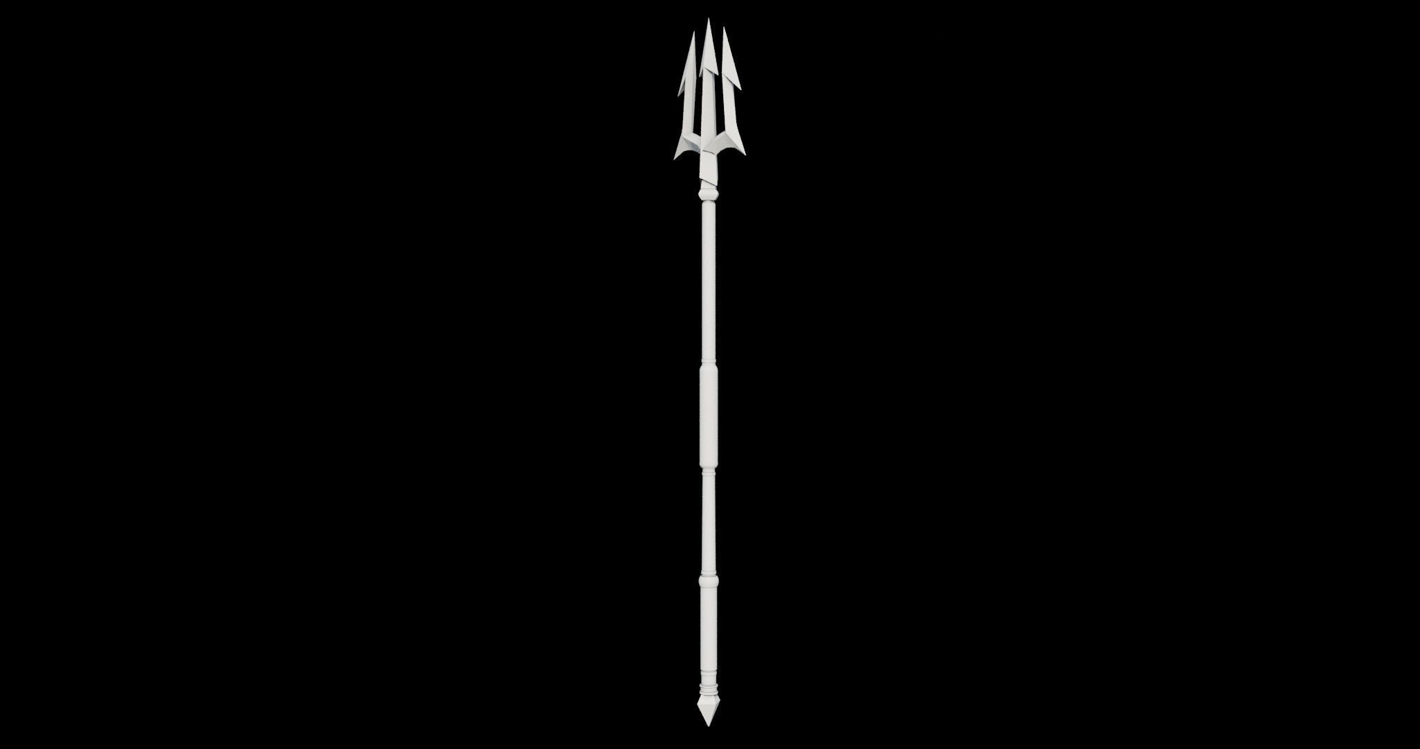 Trident Collection GameReady With PBR Textures Low-poly 3D model_25