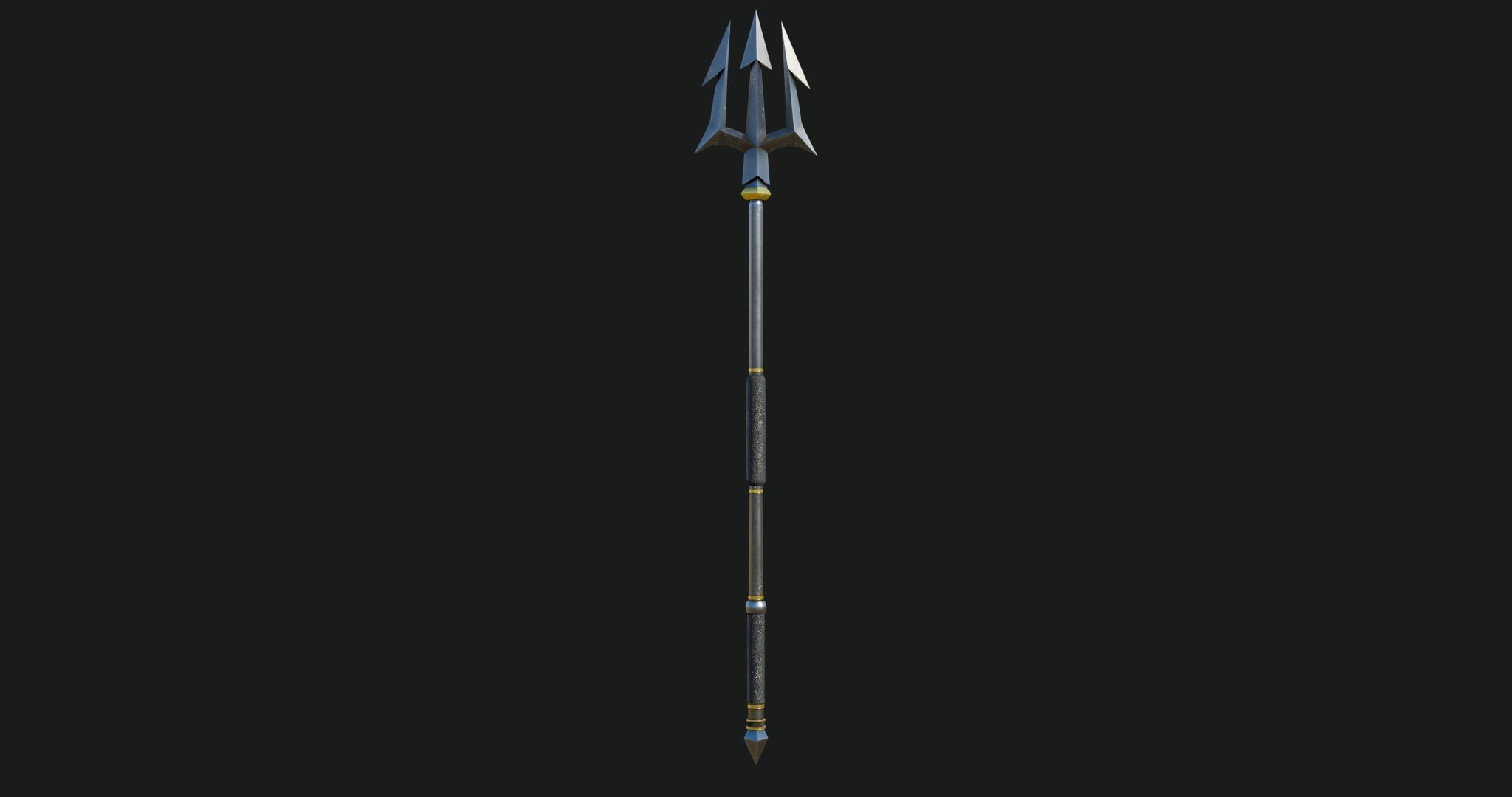 Trident Collection GameReady With PBR Textures Low-poly 3D model_17