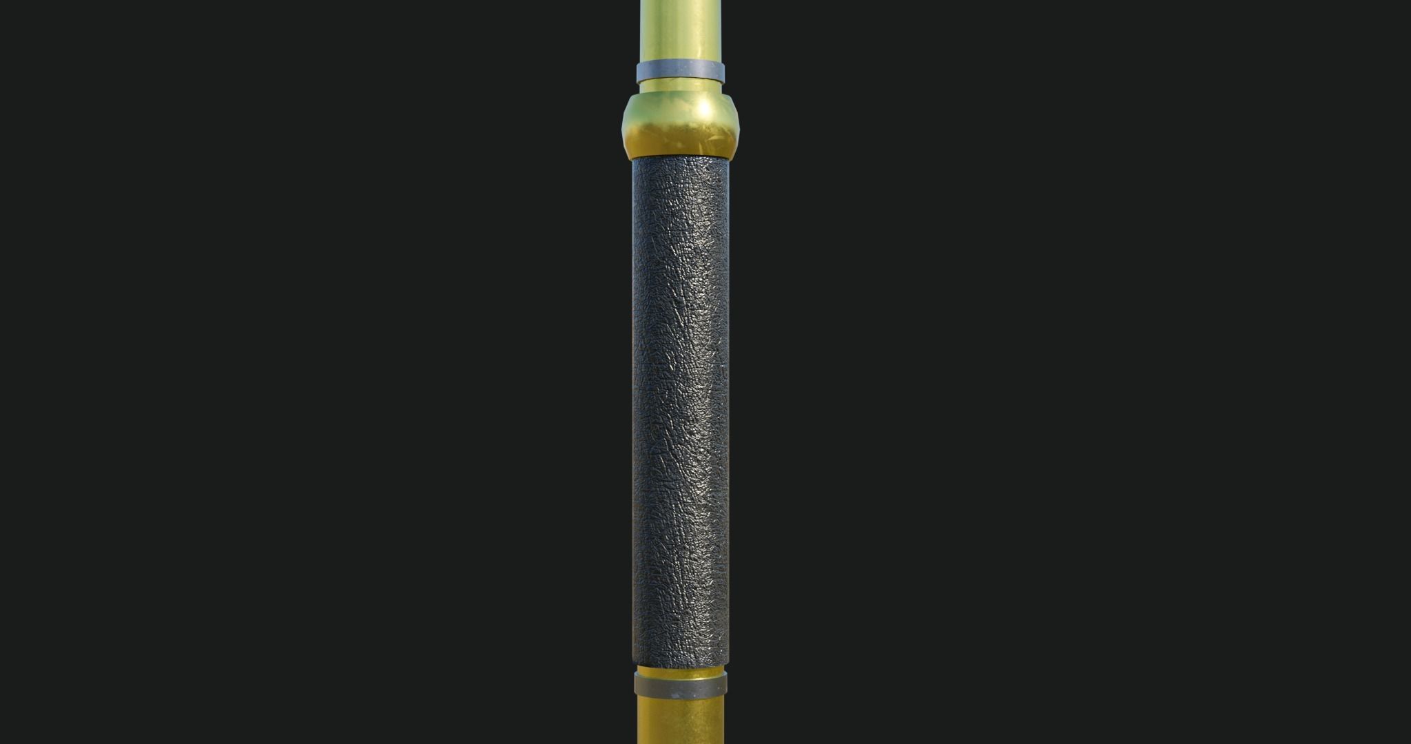 Trident Collection GameReady With PBR Textures Low-poly 3D model_12