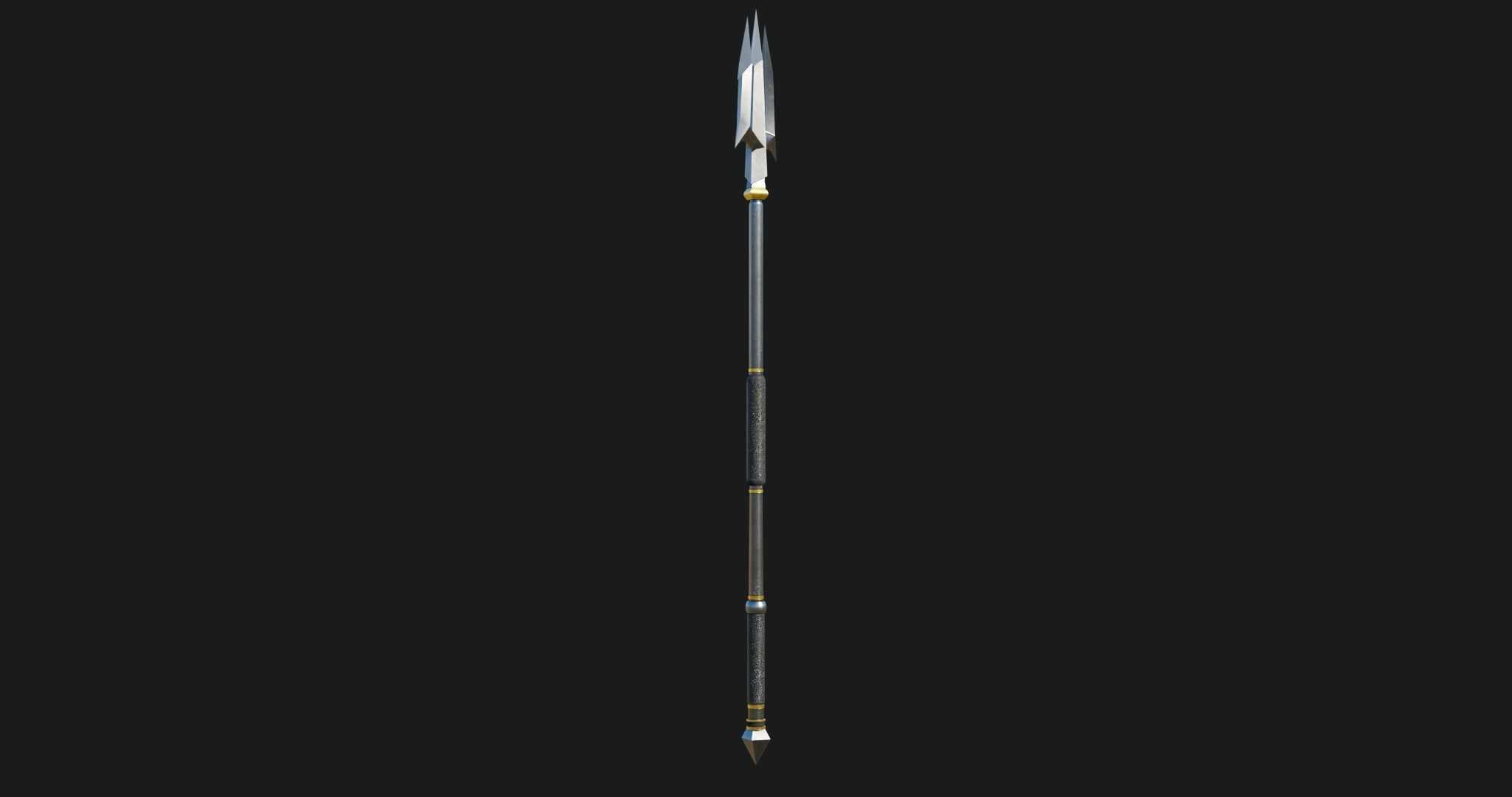 Trident Collection GameReady With PBR Textures Low-poly 3D model_16