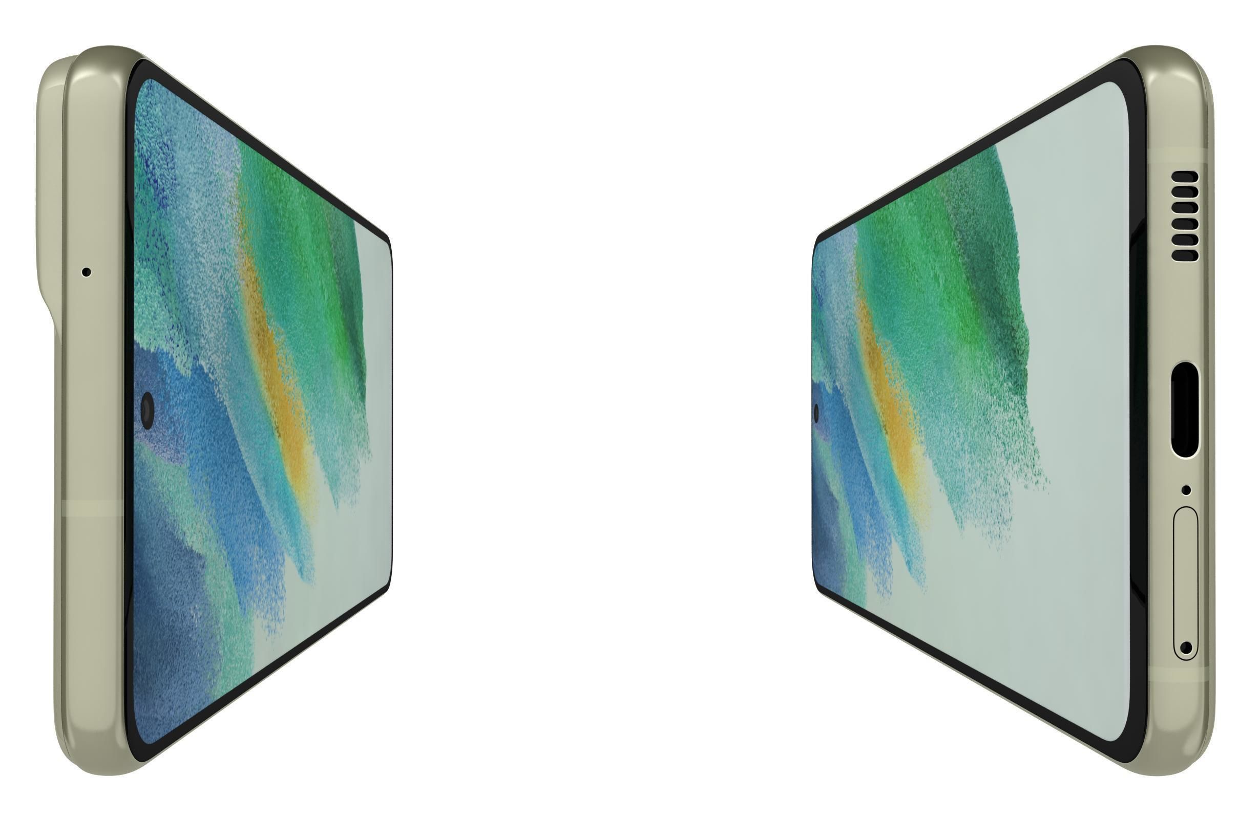 Samsung Galaxy S21 FE 5G Olive 3D model_9