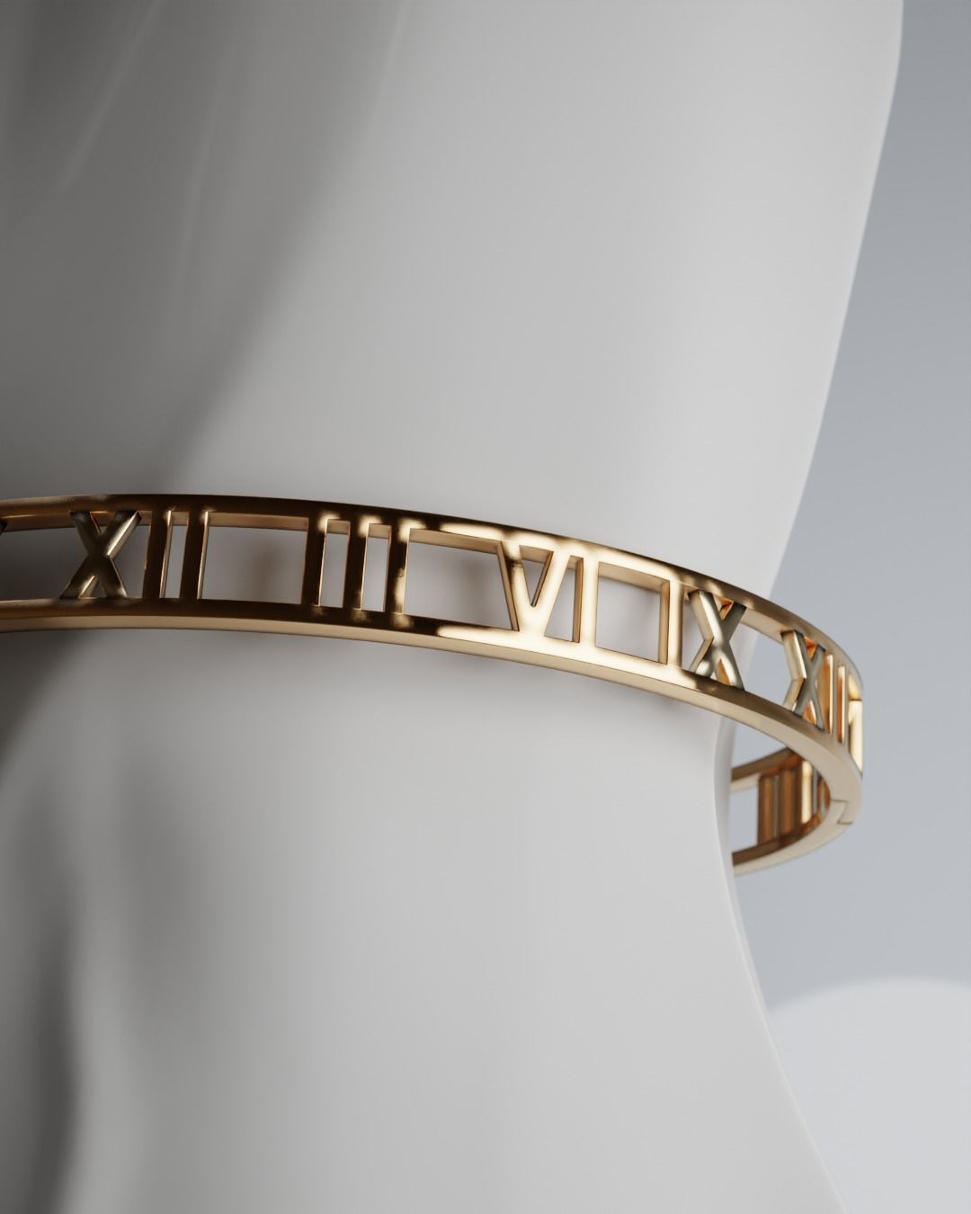 Roman bracelet 3D print model_11