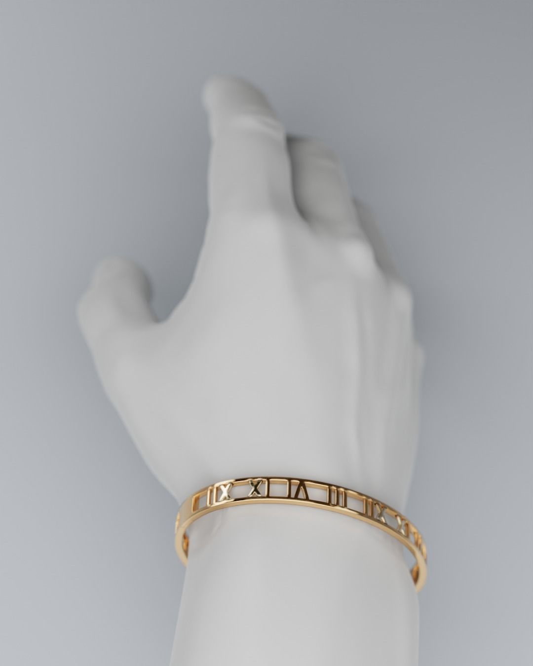 Roman bracelet 3D print model_7