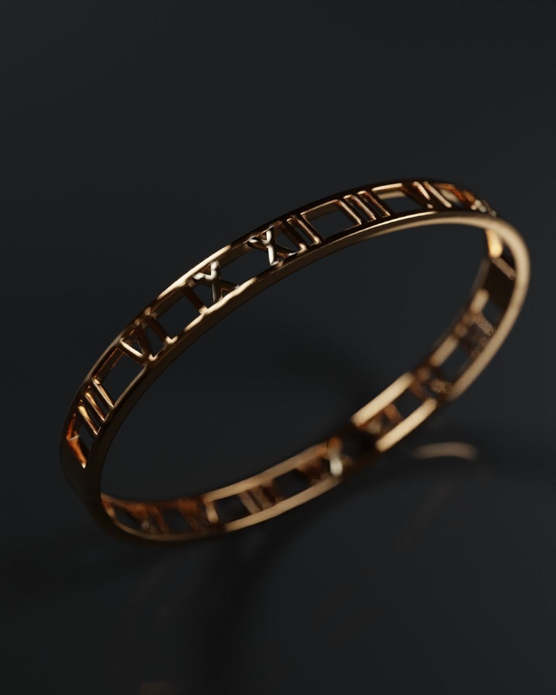 Roman bracelet 3D print model_3