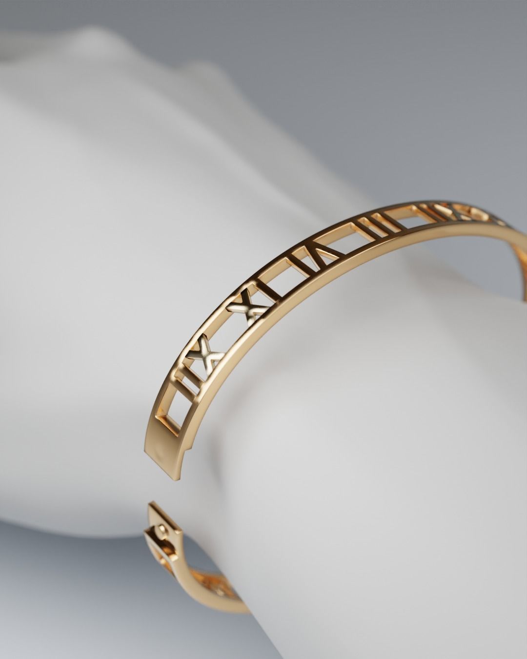 Roman bracelet 3D print model_15