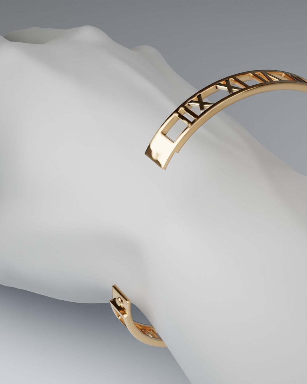 Roman bracelet 3D print model_14