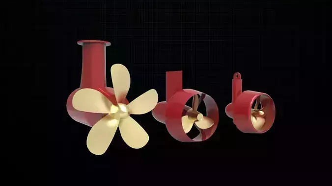 Azipod thruster propulsion