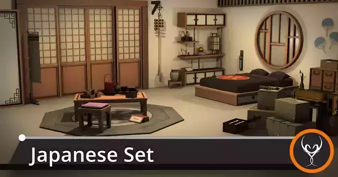 Japanese Furniture Set