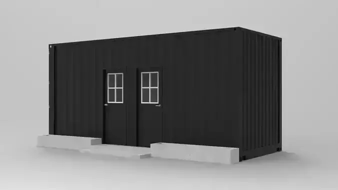 Boarding House Container 3D model
