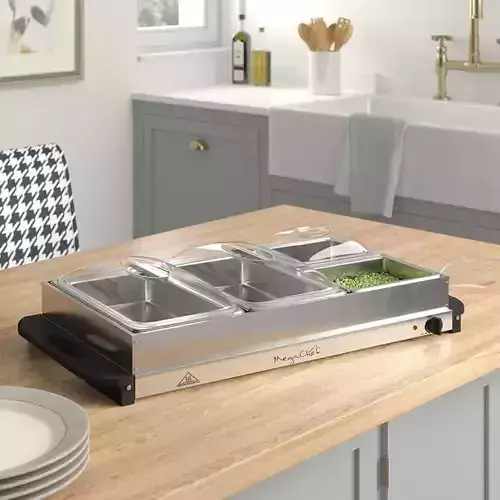 Rebrilliant Plastic  Countertop Food Buffet Warmer