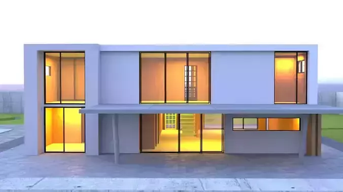 Modern House - 3D Model