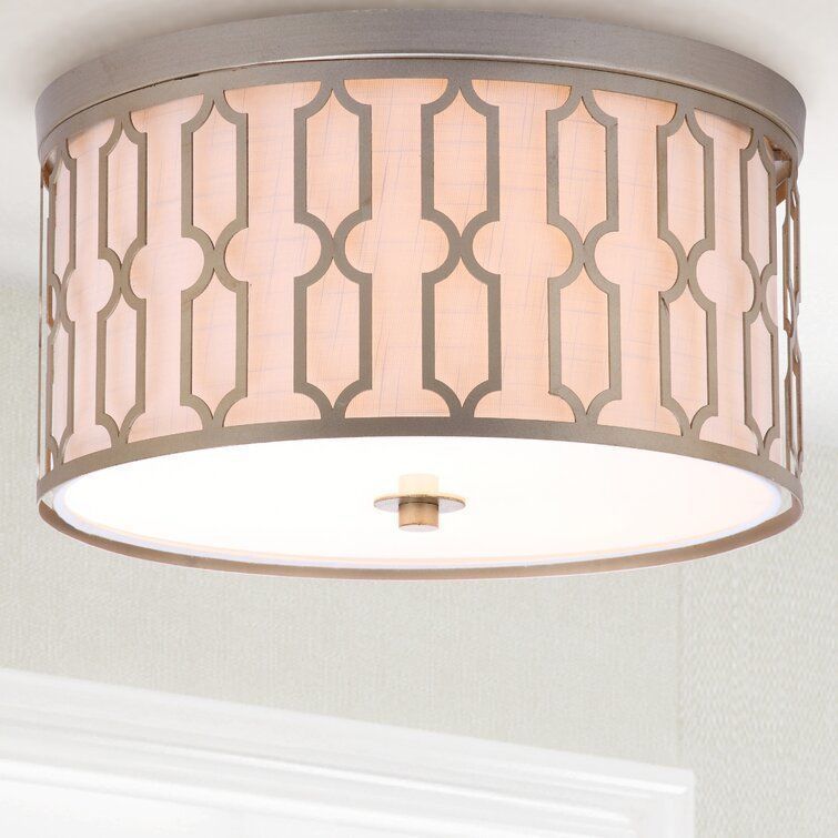 Herrman Light Drum Flush Mount - 2 Colour 3D model_10