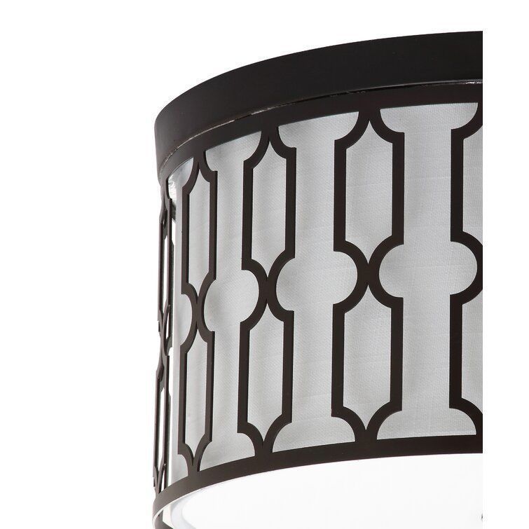 Herrman Light Drum Flush Mount - 2 Colour 3D model_12