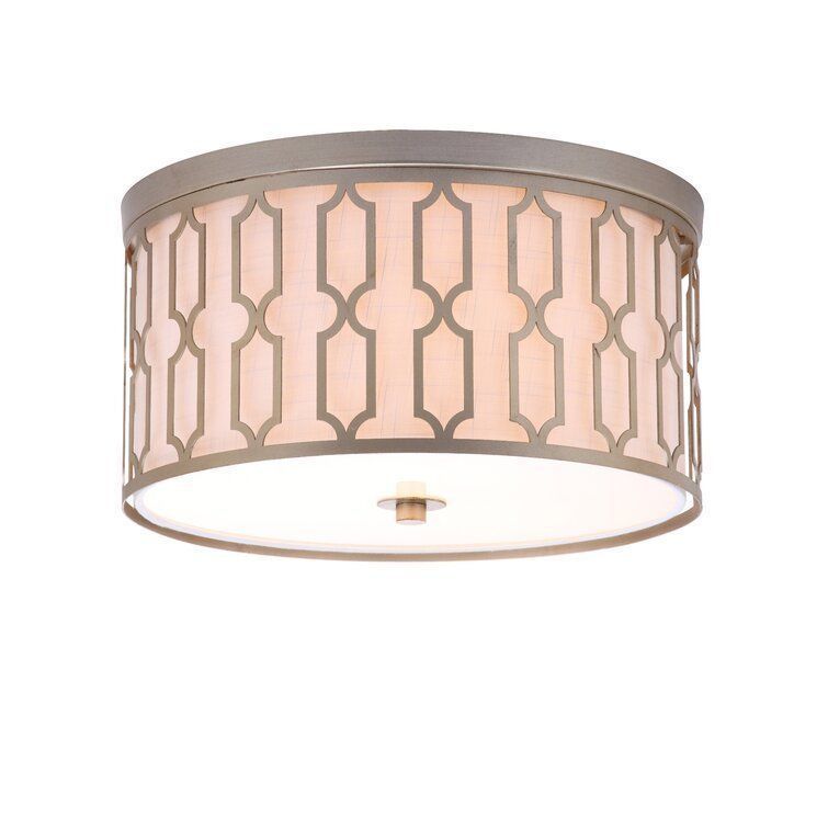 Herrman Light Drum Flush Mount - 2 Colour 3D model_6