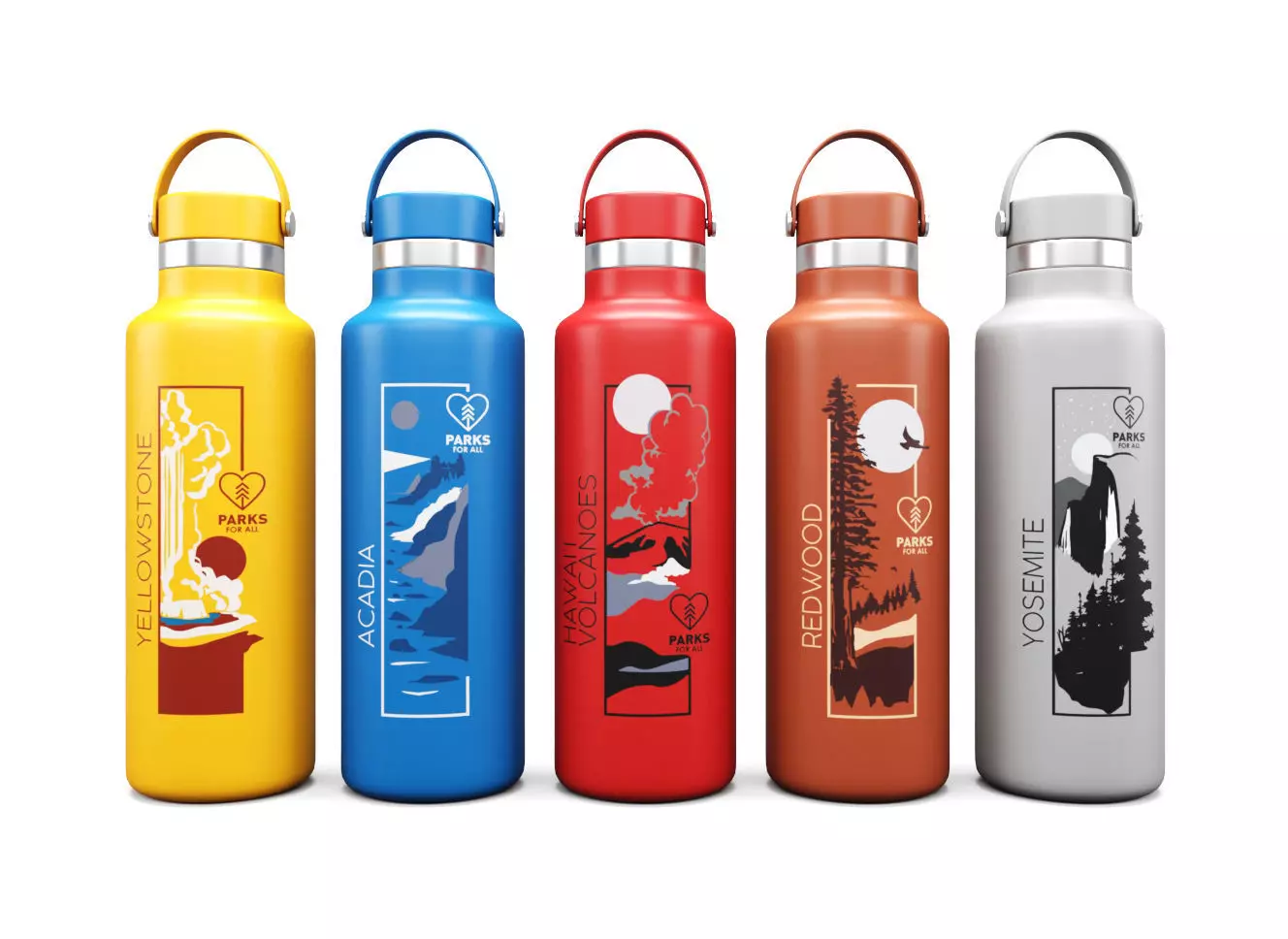 Hydro Flask 21oz National Park Foundation 3D model_0