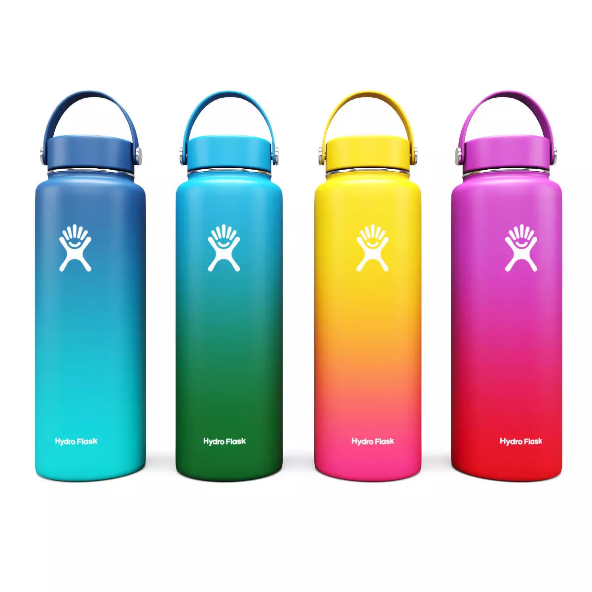 Hydro Flask Ombre Bottle Series Low-poly 3D model