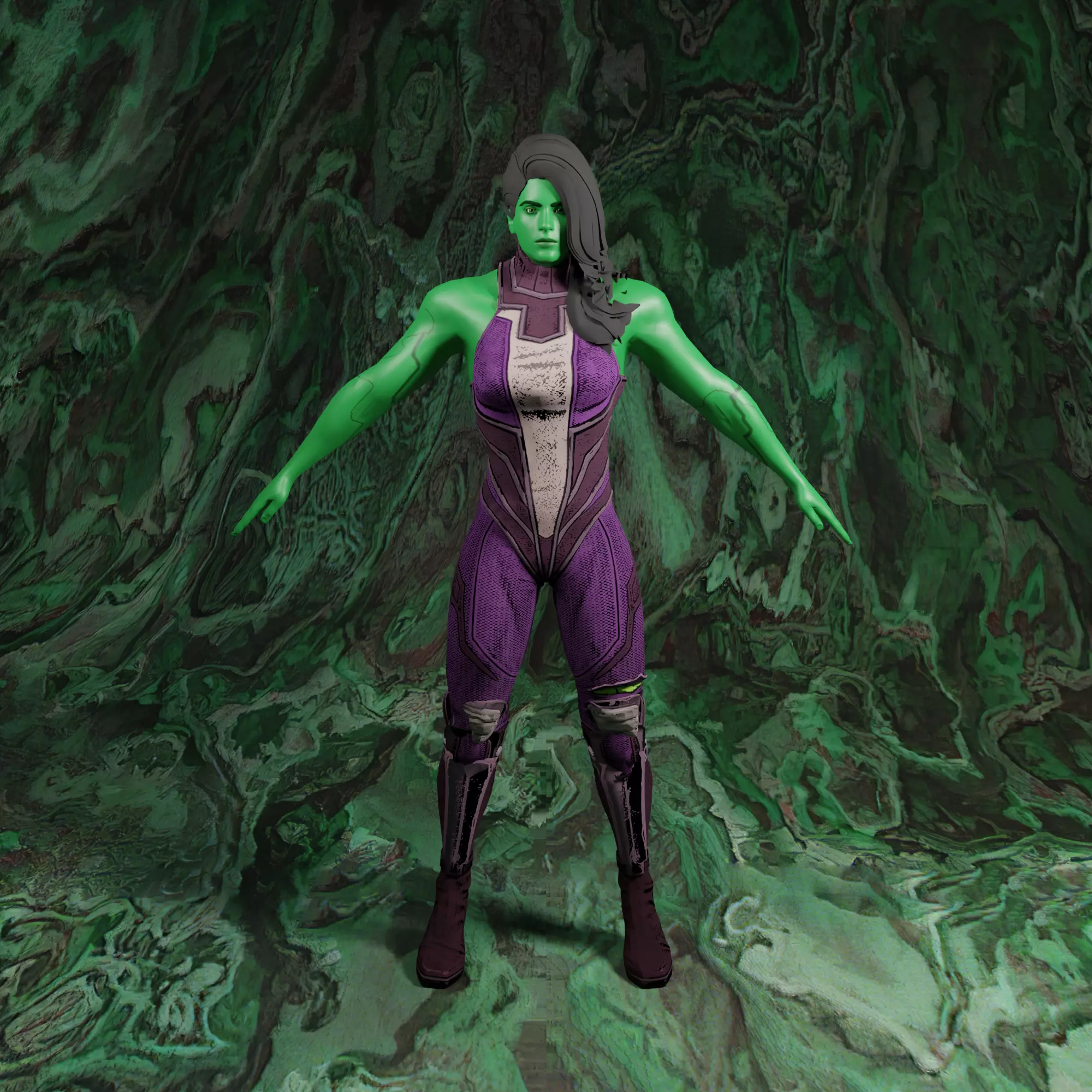 She Hulk 3D model_0