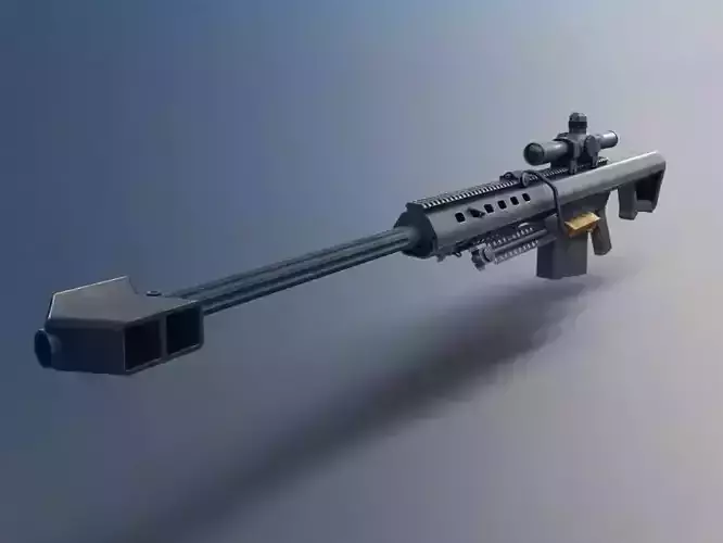 Military Style Machine Gun