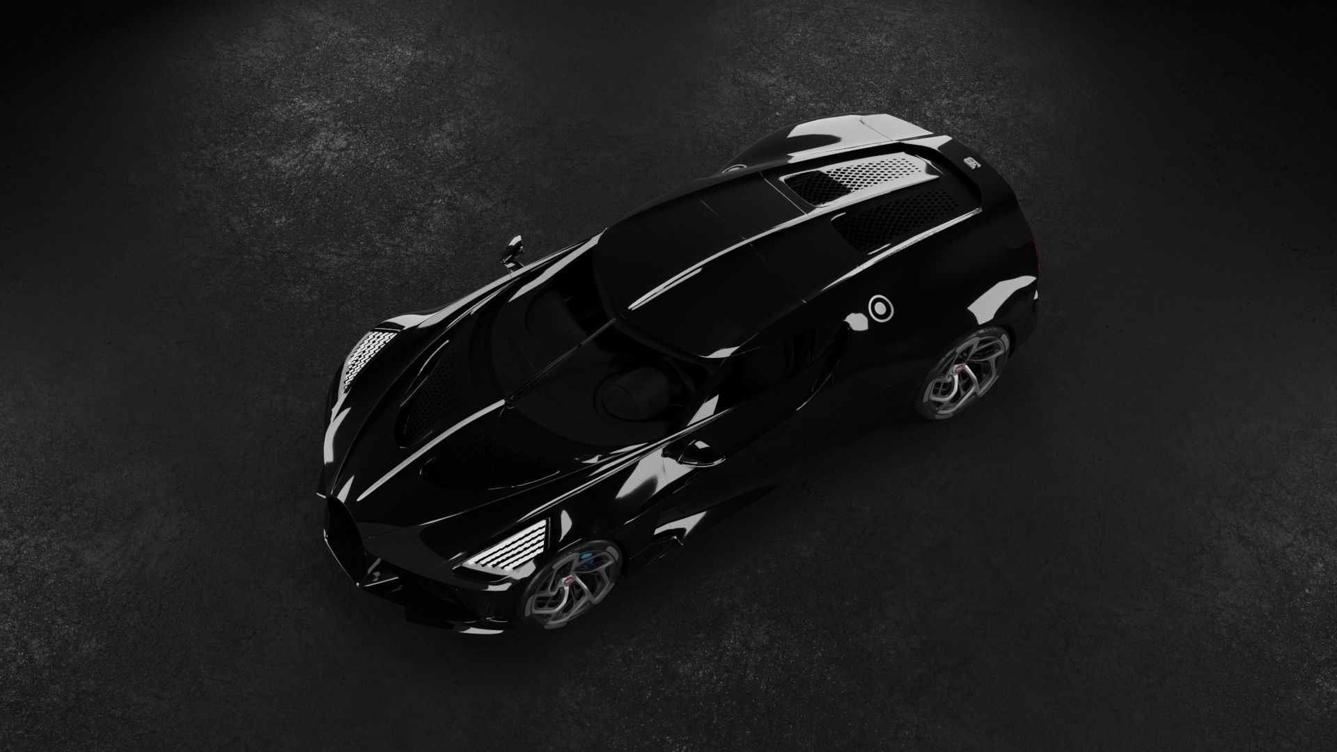 3D model Bugatti La Voiture Noire 3D model_12