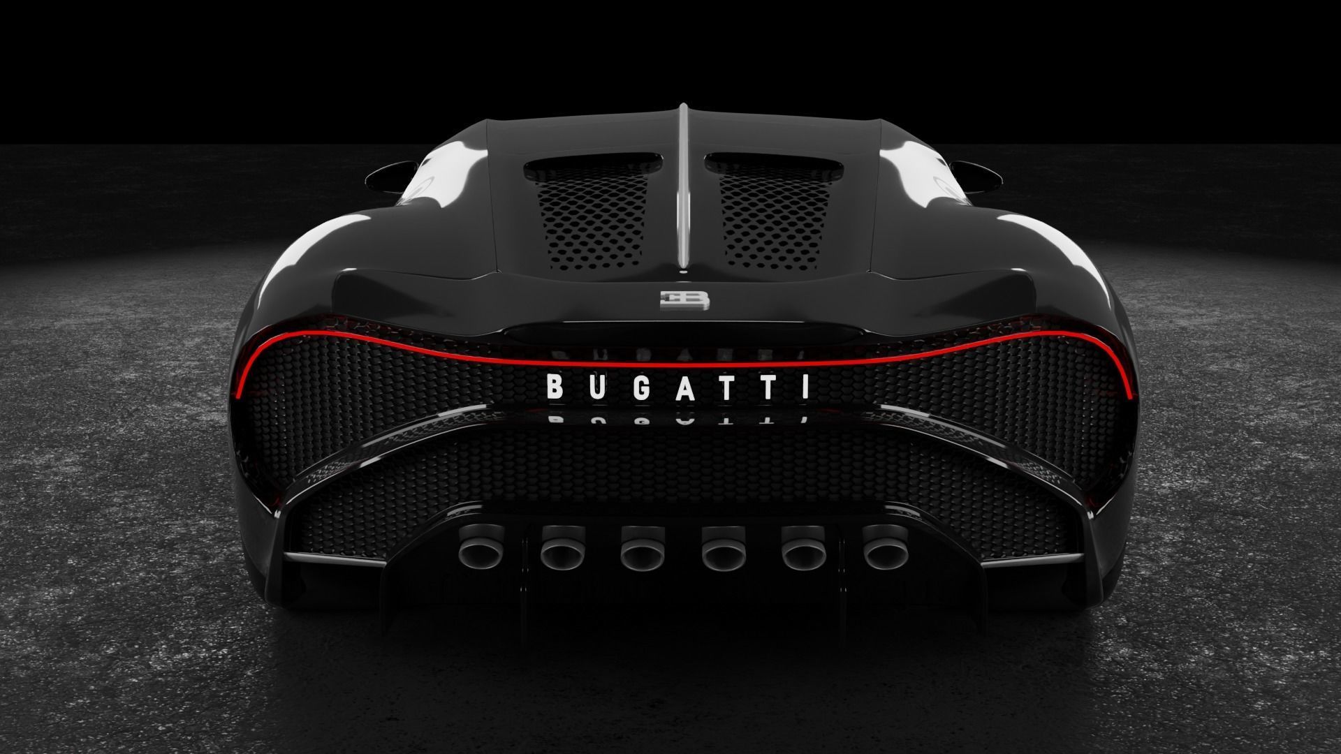 3D model Bugatti La Voiture Noire 3D model_14