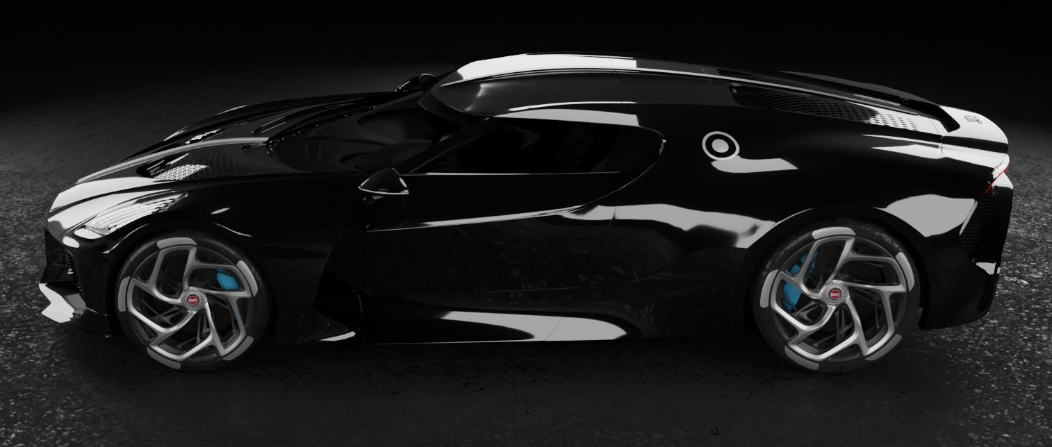 3D model Bugatti La Voiture Noire 3D model_1