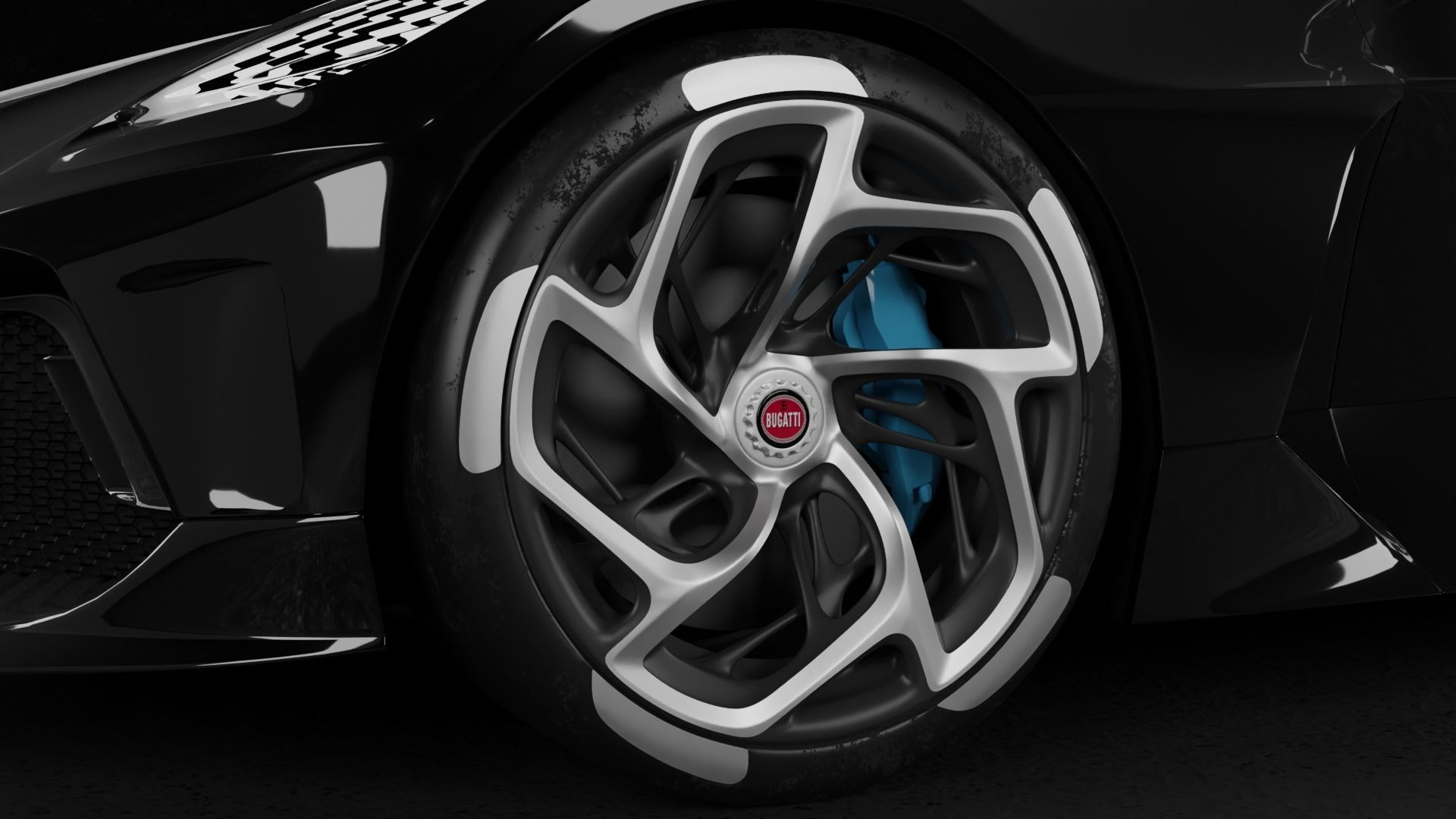 3D model Bugatti La Voiture Noire 3D model_3