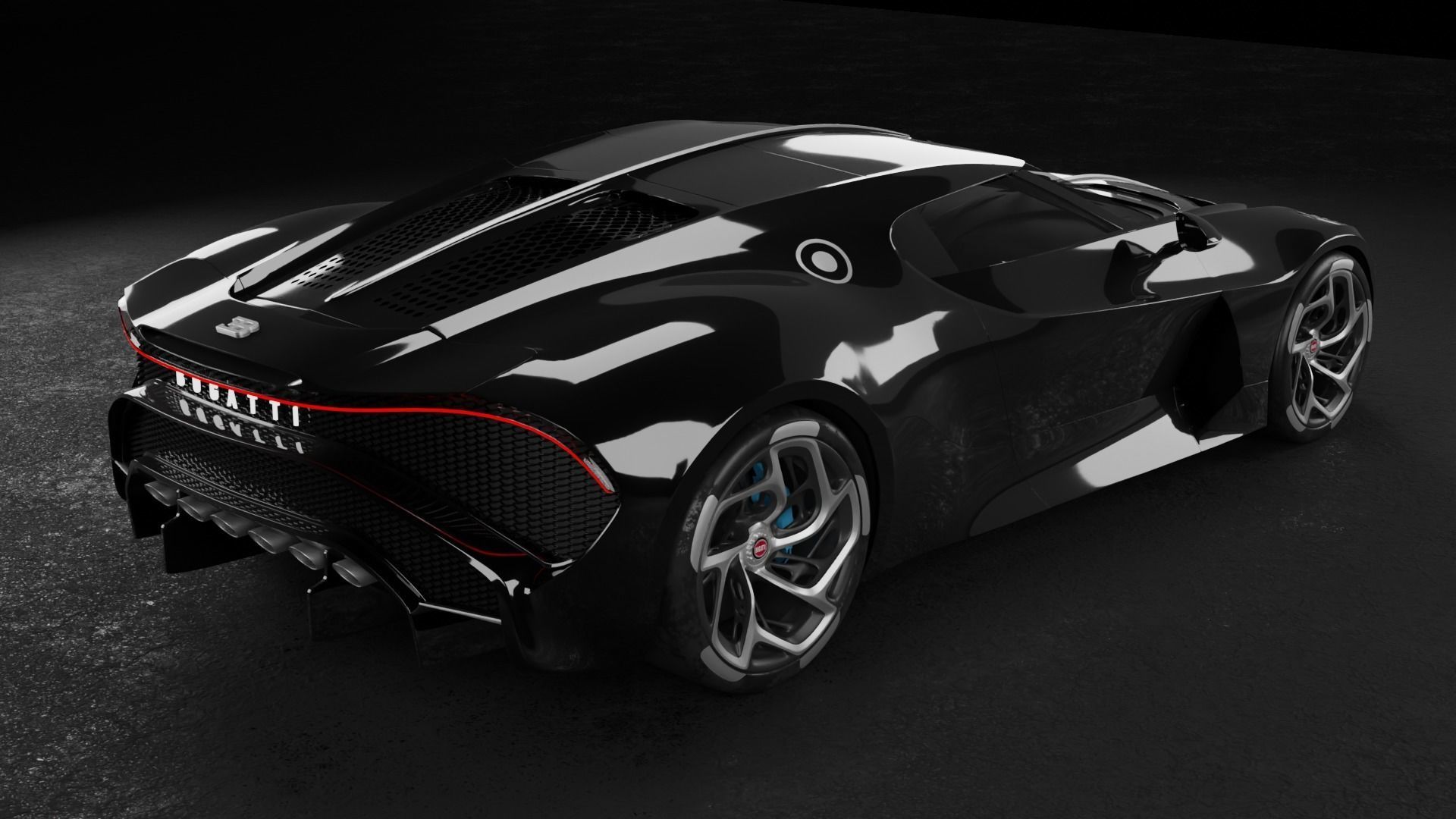 3D model Bugatti La Voiture Noire 3D model_15